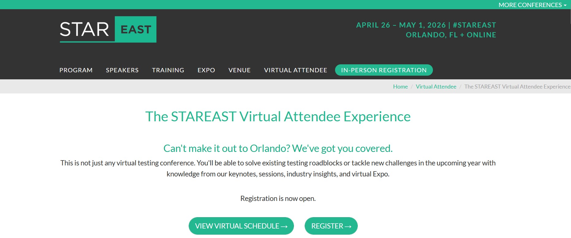 STAREAST homepage