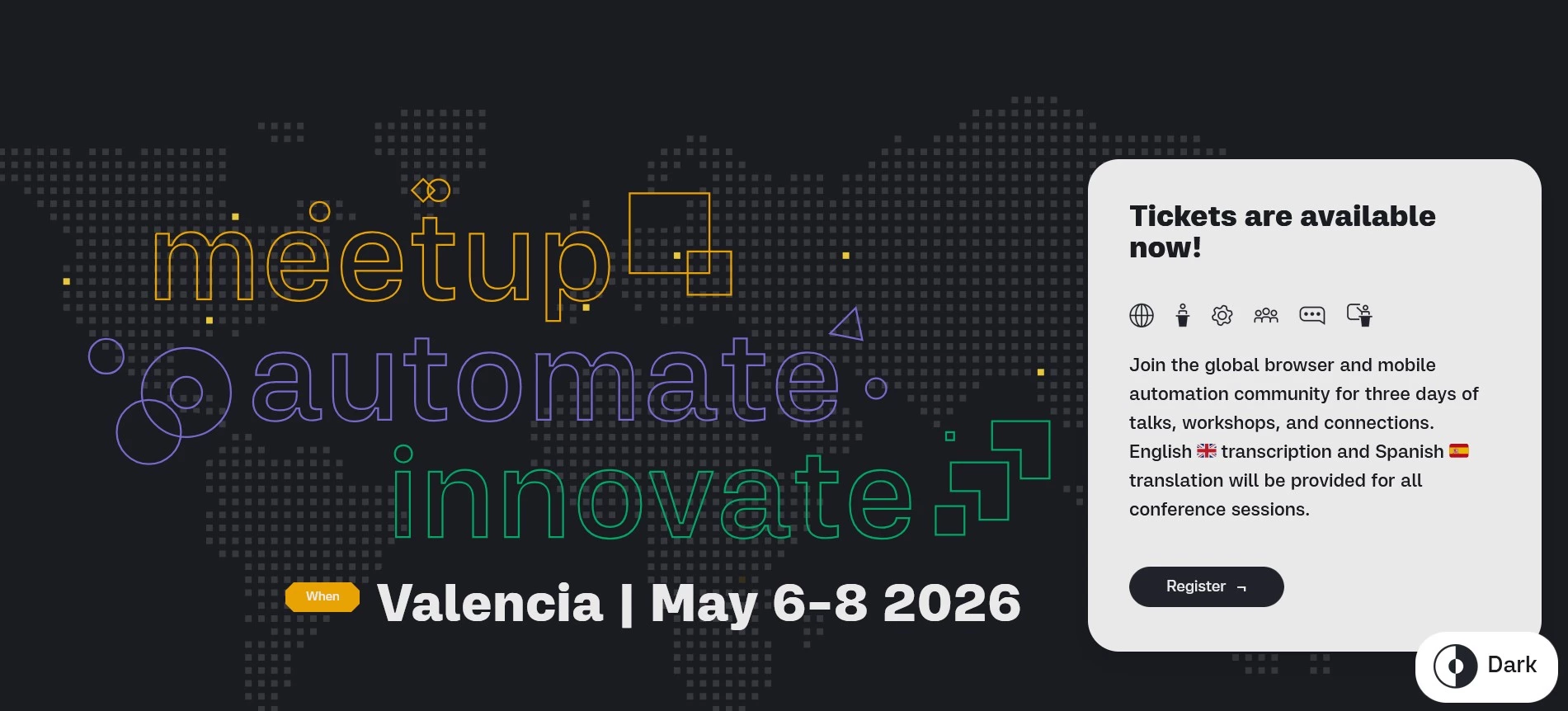 SeleniumConf SeleniumConf homepage