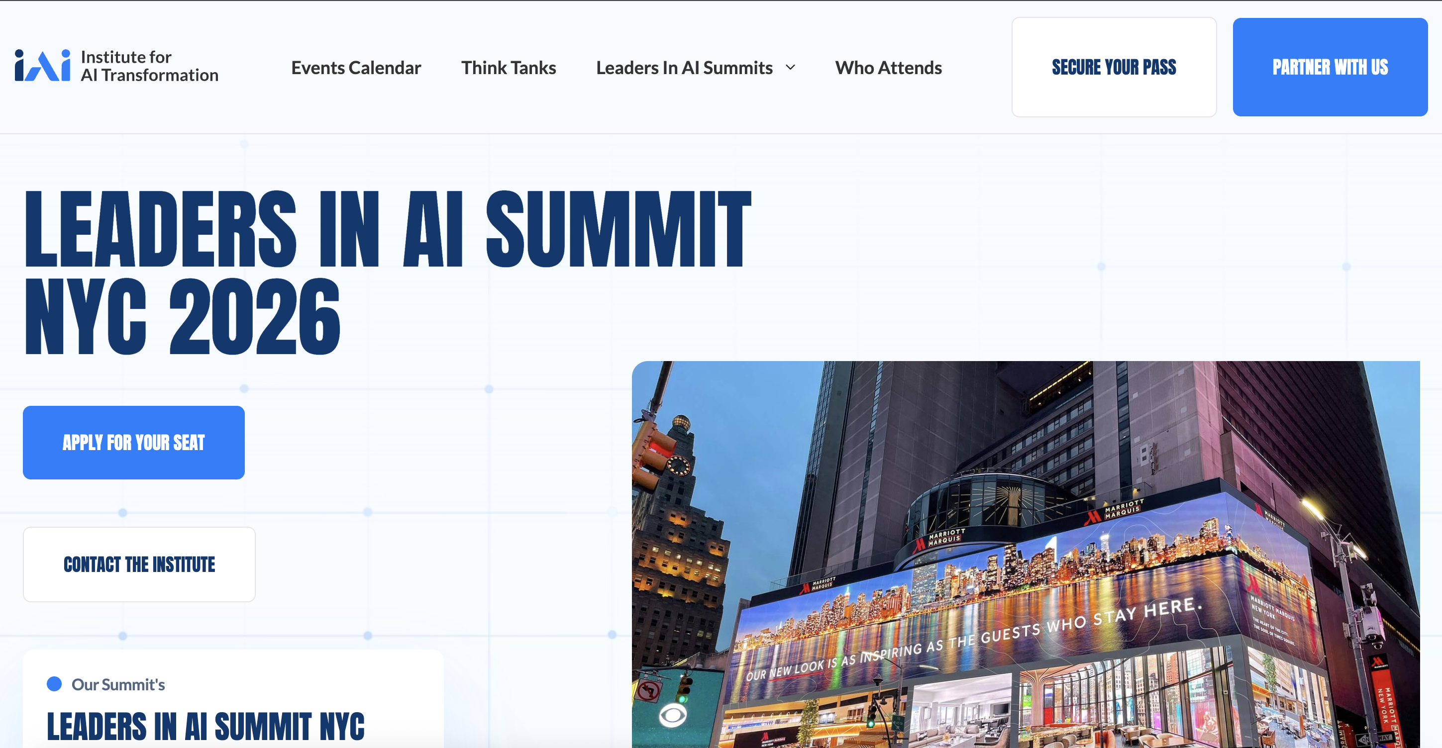 AI Conferences Leaders in AI