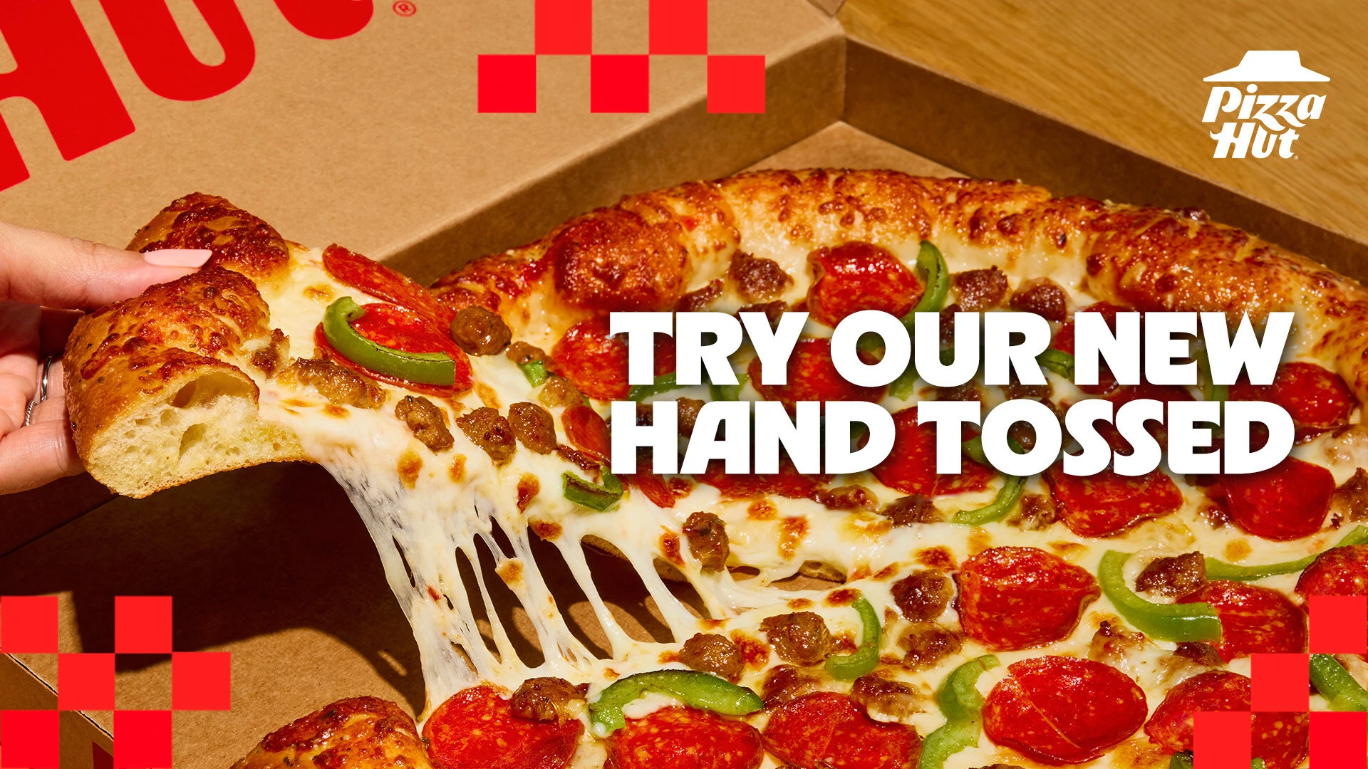 Pizza Hut's "Hand-Tossed" Crust | Source: Pizza Hut